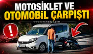 ALAPLI'DA  KAZA: MOTOSİKLET SÜRÜCÜSÜ YARALANDI