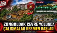 Zonguldak çevre yolunda çalışmalar resmen başladı!