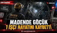 Madende göçük: 1 İşçi hayatını kaybetti!