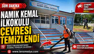 Namık Kemal İlkokulu çevresi temzilendi!