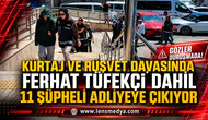 DR. FERHAT TÜFEKÇİ DAHİL 11 ŞÜPHELİ ADLİYEYE SEVK EDİLECEK.