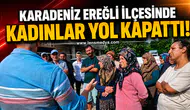 MAHALLELİ İSYAN ETTİ! KAMYONLARA GEÇİT VERMEDİLER