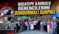 KOCATEPE İLKOKULU ÖĞRENCİLERİNE DONDURMALI SÜRPRİZ