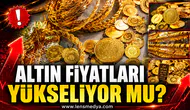 ALTIN FİYATLARI YÜKSELİŞE GEÇTİ