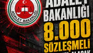 ADALET BAKANLIĞI 385 SÖZLEŞMELİ PERSONEL ALACAK
