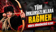 Tüm imkansızlıklara rağmen dünya dördüncüsü oldu!