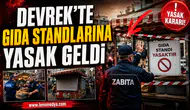 Devrek'te gıda standlarına yasak geldi!