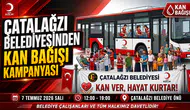 Çatalağzı Belediyesi, Türk Kızılay iş birliğiyle kan bağışı kampanyası düzenleyecek.