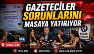 GAZETECİLER SORUNLARINI MASAYA YATIRIYOR