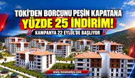 TOKİ’DEN BORCUNU PEŞİN KAPATANA YÜZDE 25 İNDİRİM