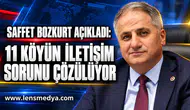 SAFFET BOZKURT AÇIKLADI: 11 KÖYÜN İLETİŞİM SORUNU ÇÖZÜLÜYORK Parti Zonguldak Milletvekili Saffet Bozkurt, Uludağ