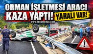 Orman İşletme aracı kaza yaptı!