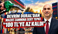 Devrim Dural’dan mazot zammına sert tepki: “100 TL’ye az kaldı”
