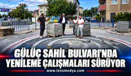 Gülüç Sahil Bulvarı’nda Begonit Taş Döşemesine Başlandı