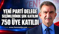 Yeni Parti’nin delege seçimlerine 750 üye katıldı