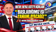OKTAY, BEYAZ LİSTE’Yİ AÇIKLADI: “BAŞLADIĞIMIZ İŞİ TAMAMLAYACAĞIZ”
