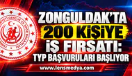 Zonguldak’ta 200 kişiye iş fırsatı: TYP başvuruları başlıyor