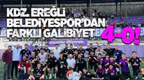 Kdz. Ereğli Belediyespor’dan Farklı Galibiyet: 4-0!