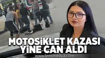 Motosiklet kazası yine can aldı!