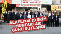 ALAPLI’DA 19 EKİM MUHTARLAR GÜNÜ KUTLANDI