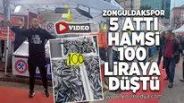 Zonguldakspor 5 attı, hamsi 100 liraya düştü!
