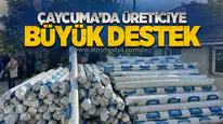 Çaycuma’da üreticiye büyük destek
