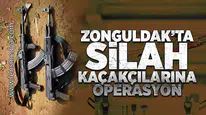 Zonguldak'ta silah kaçakçılarına operasyon!