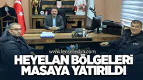 Heyelan Bölgeleri Masaya Yatırıldı