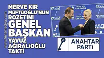 Merve Kır Müftüoğlu'nun rozetini Yavuz Ağıralioğlu taktı!