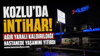 Kozlu'da intihar... Hayatını kaybetti!