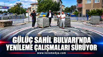 Gülüç Sahil Bulvarı’nda Begonit Taş Döşemesine Başlandı