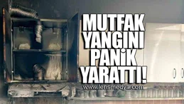 MUTFAK YANGINI PANİK YARATTI!