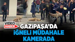 Gazipaşa’da İğneli Müdahale Kamerada