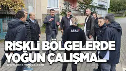 Devrek’te Ağalar ve Karşıyaka Mahallelerinde Heyelan İncelemeleri Sürüyor