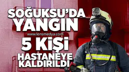 Soğuksu'da yangın! 5 kişi hastaneye kaldırıldı