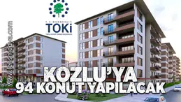 Kozlu'ya 94 konut yapılacak!