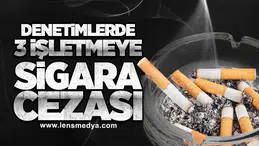 Denetimlerde 3 İşletmeye Sigara Cezası