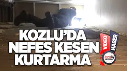 Kozlu'da nefes kesen kurtarma operasyonu