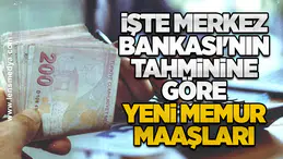 Merkez Bankası’na göre memura yüzde 18,7–20,5 zam yolda