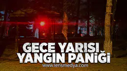 Gece yarısı yangın paniği