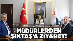 Müdürlerden Şıktaş'a ziyaret!