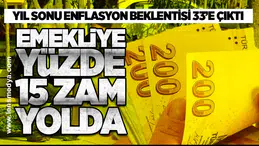 Yıl Sonu Enflasyon Beklentisi 33’e Çıktı, Emekliye Yüzde 15 Zam Yolda