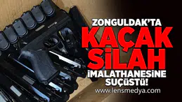 Kaçak silah imalathanesine suçüstü!