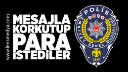 Mesajla korkutup para istediler!