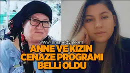 Anne ve Kızın Cenaze Programı Belli Oldu