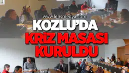 Kozlu’da Kriz Masası Kuruldu