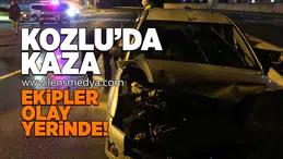Kozlu'da kaza... Ekipler olay yerinde!