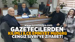 Gazeteciler Kilimli İlçe Emniyet Müdürü Sivri'yi makamında ziyaret etti!