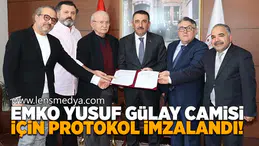 EMKO Yusuf Gülay Camisi için protokol imzalandı!