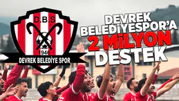Devrek Belediyespor'a 2 Milyon destek!